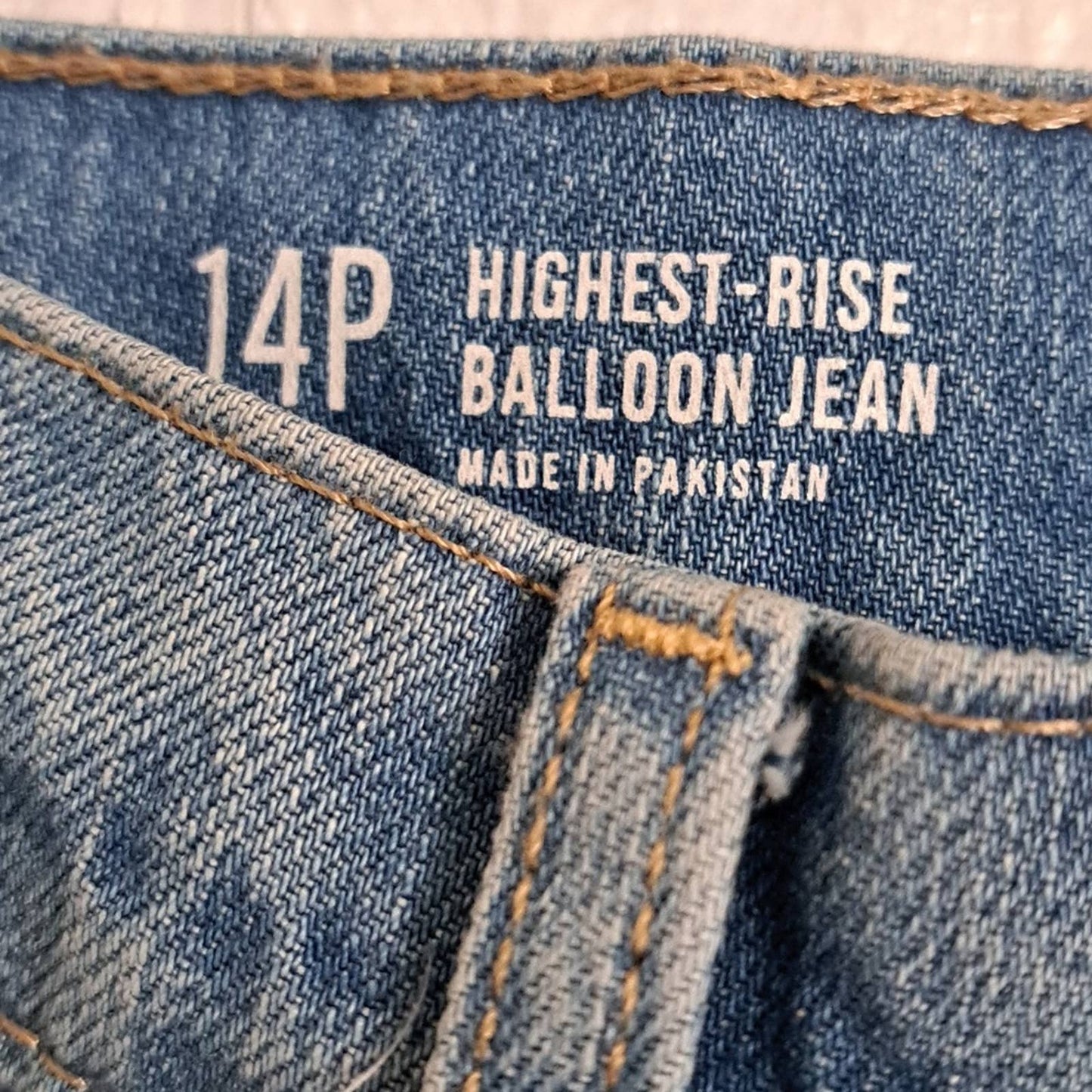 A.N.A Highest Rise Balloon Jeans 14 Petite